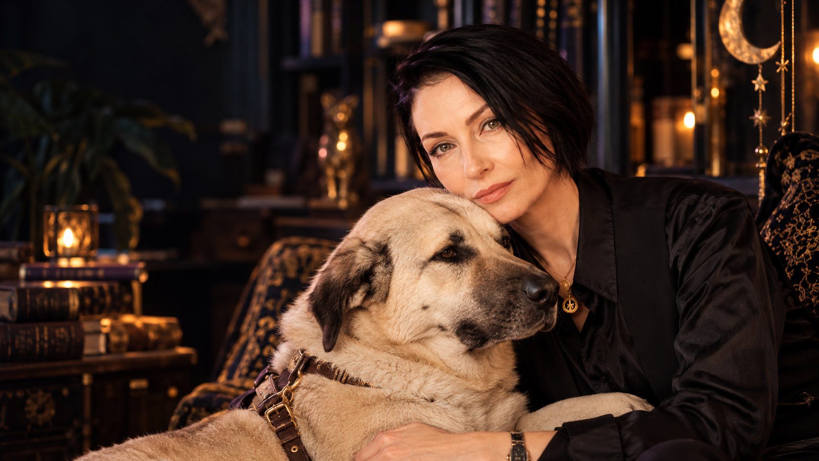 Nicky Sabeti mit ihrem Hund